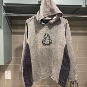 Vintage Y2K No Boundaries Board Corps Flame Hoodie Sweatshirt Size M